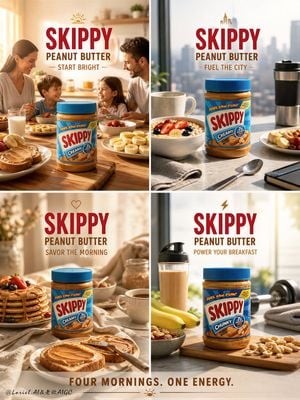 Skippy Peanut Butter Editorial Grid