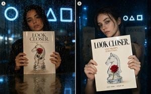 Rainy Night Fashion Comparison