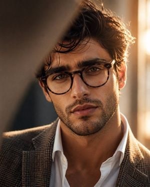 Masculine Close-up Editorial Portrait