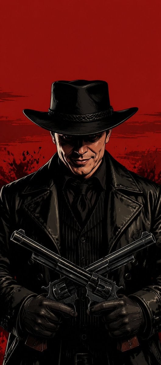 Faceless Outlaw Graphic Novel Poster