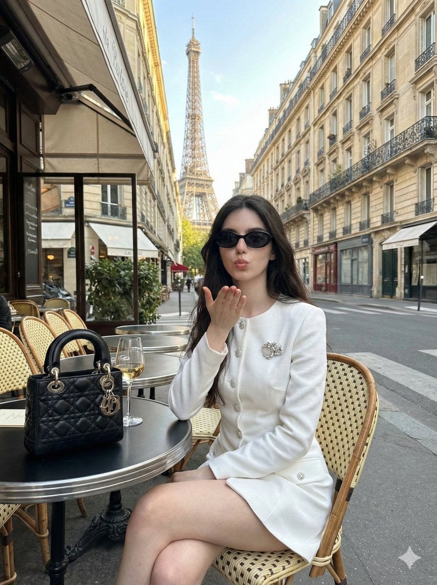 Ultra-Photorealistic Parisian Cafe Lifestyle Photography
