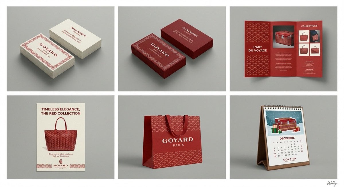 Panel Brand Identity Grid Mockup
