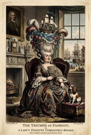 Vintage British Caricature Satire