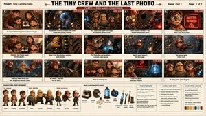 Professional 3D Animated Storyboard Sheet