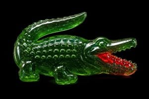 Translucent Gummy Crocodile Render