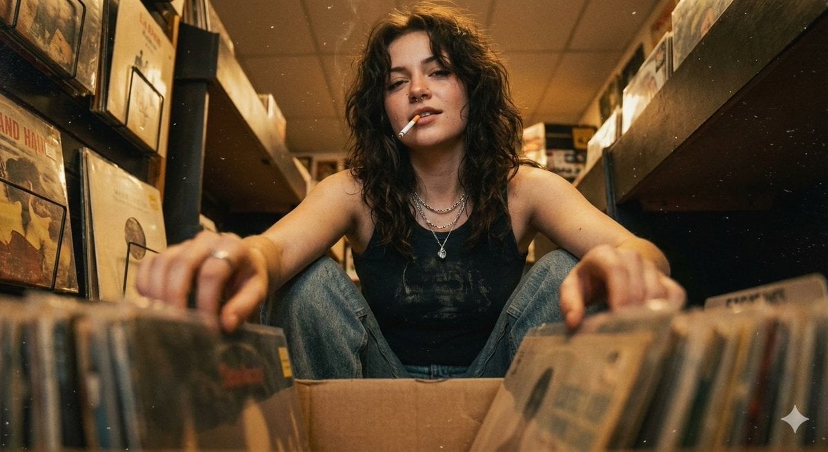 90s Grunge Record Store POV