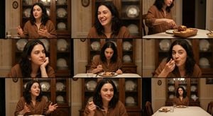 Family Dinner Cinematic Contact Sheet