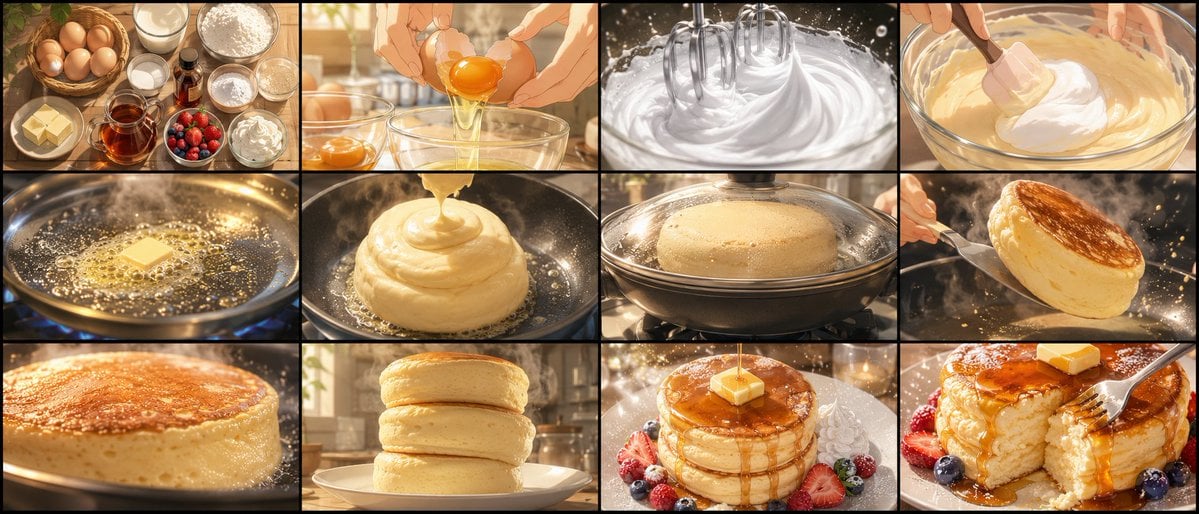 Soufflé Pancake Anime Storyboard