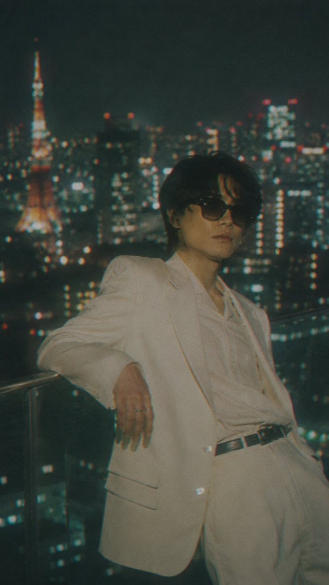 Censored Tokyo Rooftop Night Portrait