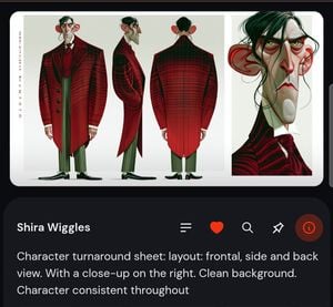 Dark App Character Turnaround Sheet
