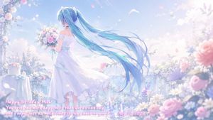 Pastel Miku Birthday Garden
