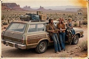Vintage 1970s Road Trip Photography