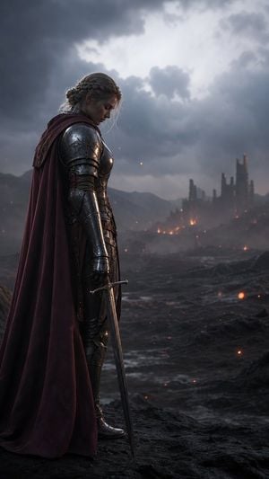 Solemn Knight on Ashen Battlefield