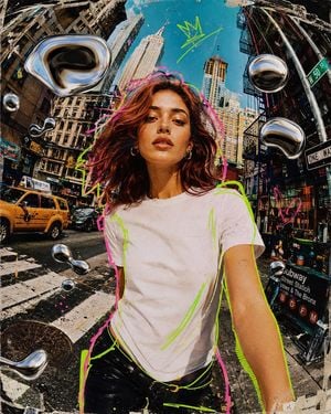 Urban Mixed Media Collage