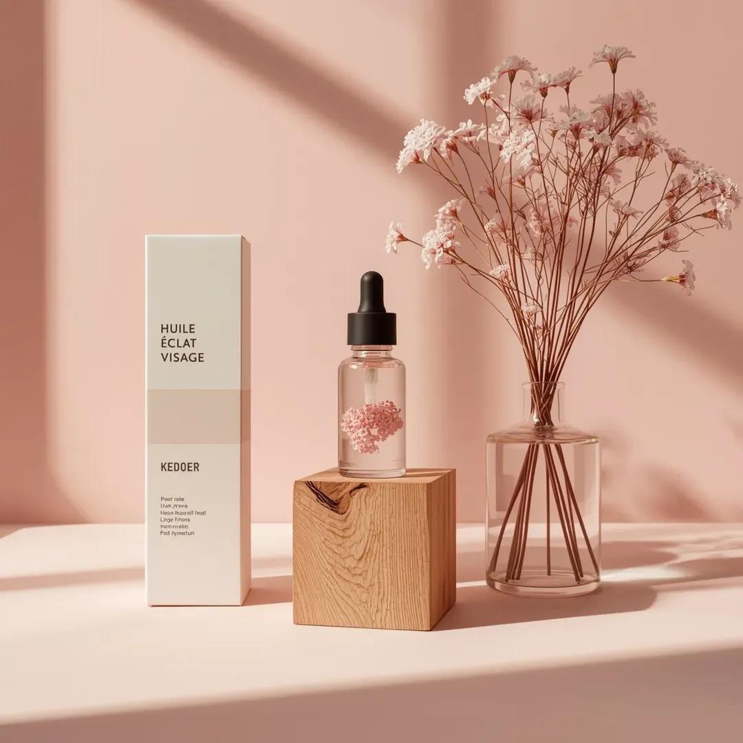 Minimalist Skincare Product Studio Photography Prompt