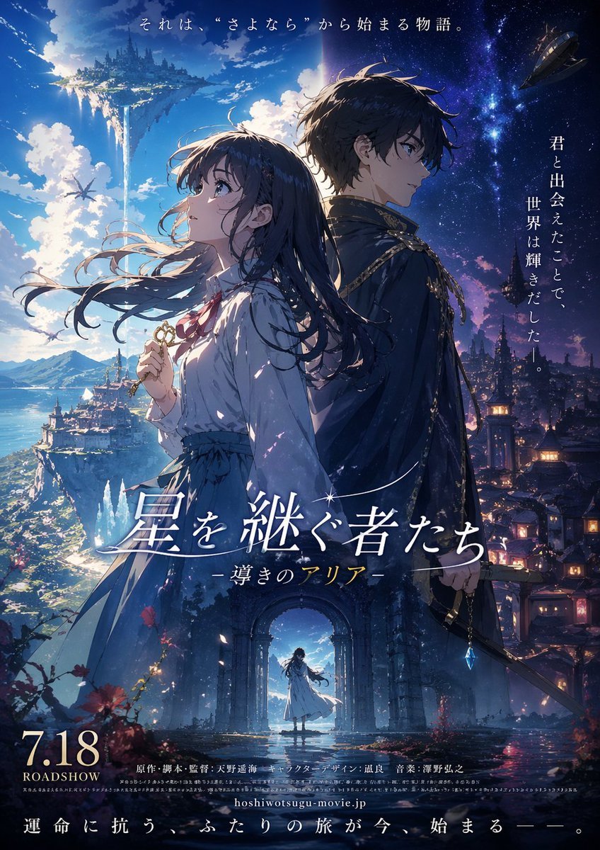 Fictional Anime Movie Poster Generation