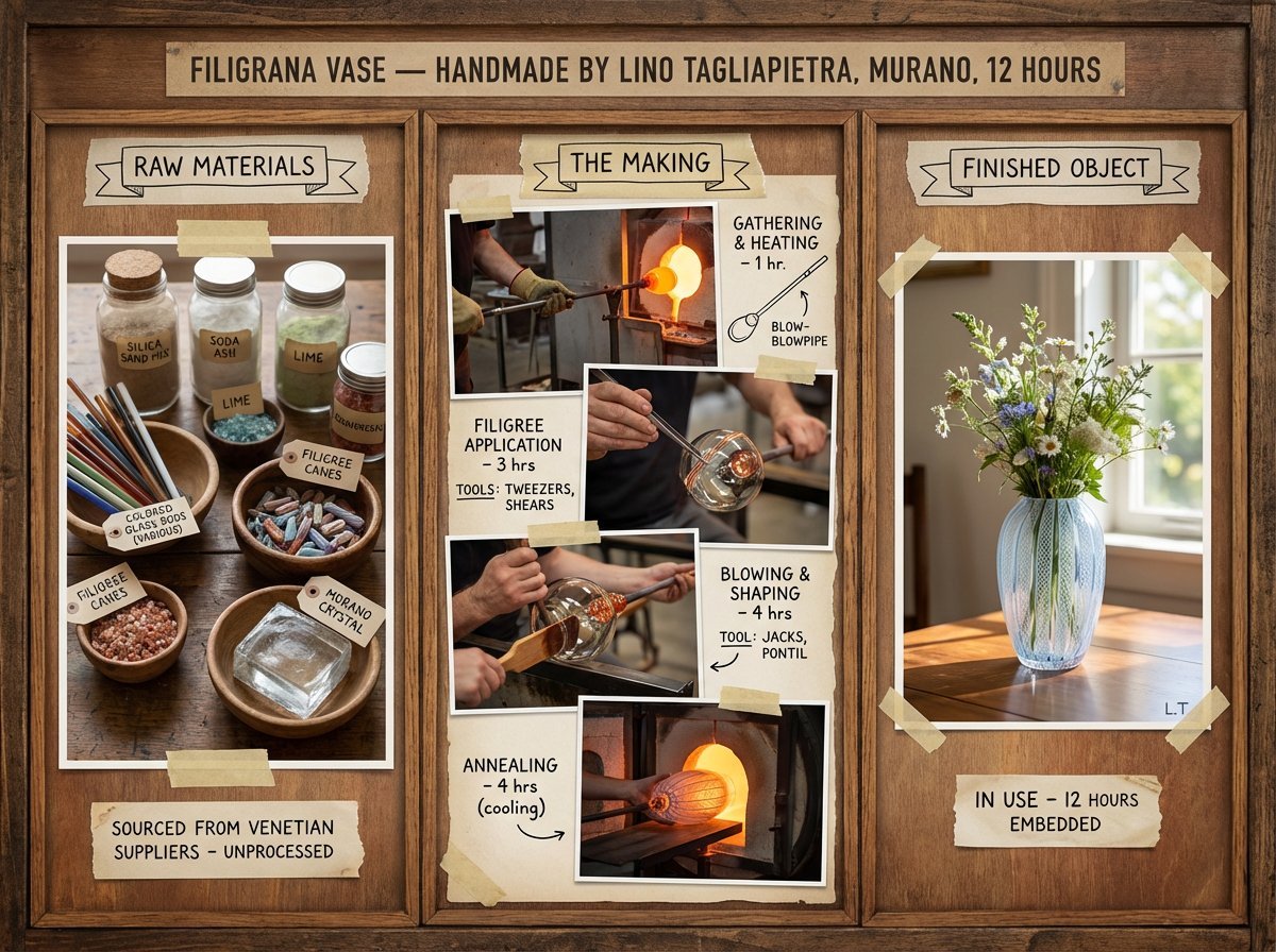 Artisan Craft Process Board for Handmade Objects