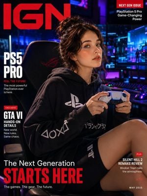 Gaming Lifestyle Magazine Cover