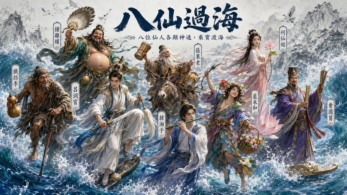 Hybrid CGI Ink-Wash Chinese Illustration
