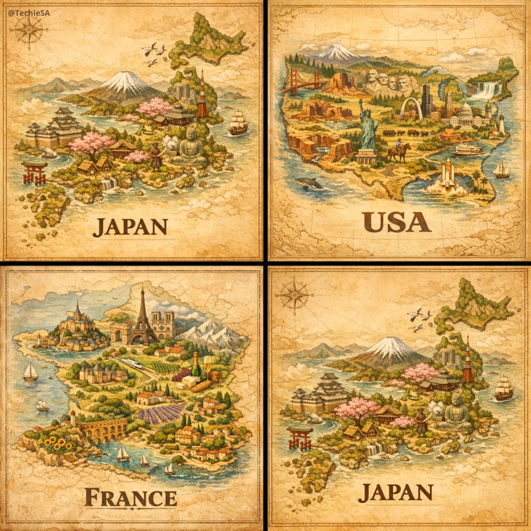 A hand-painted isometric bird s-eye view illustration of in a vintage