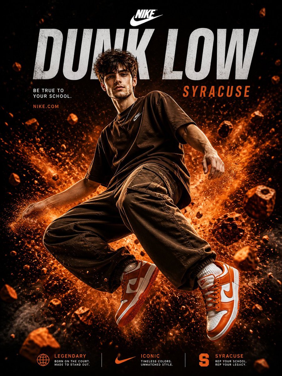 Nike Dunk Low Commercial Poster