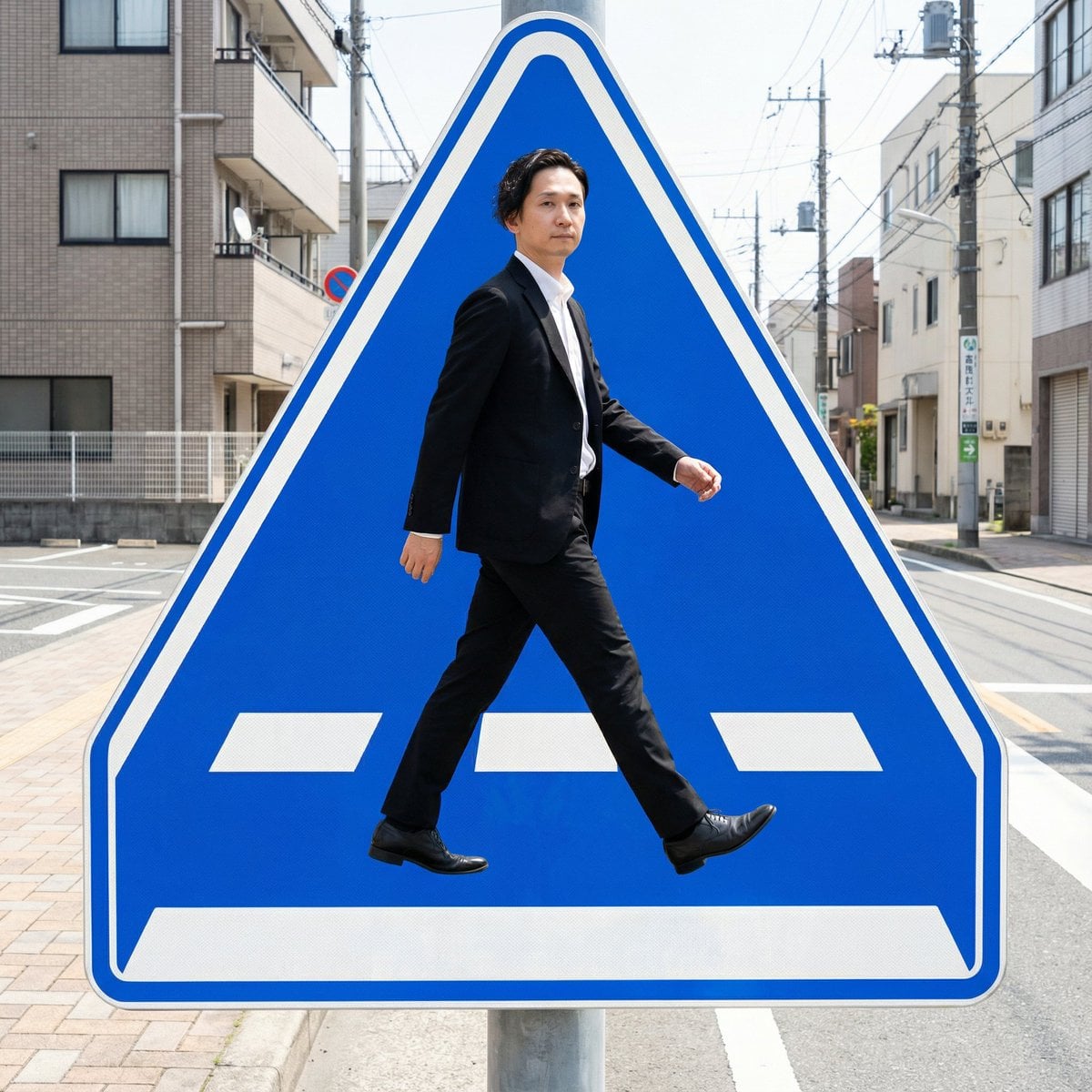 Pedestrian Markings as Personal Silhouette