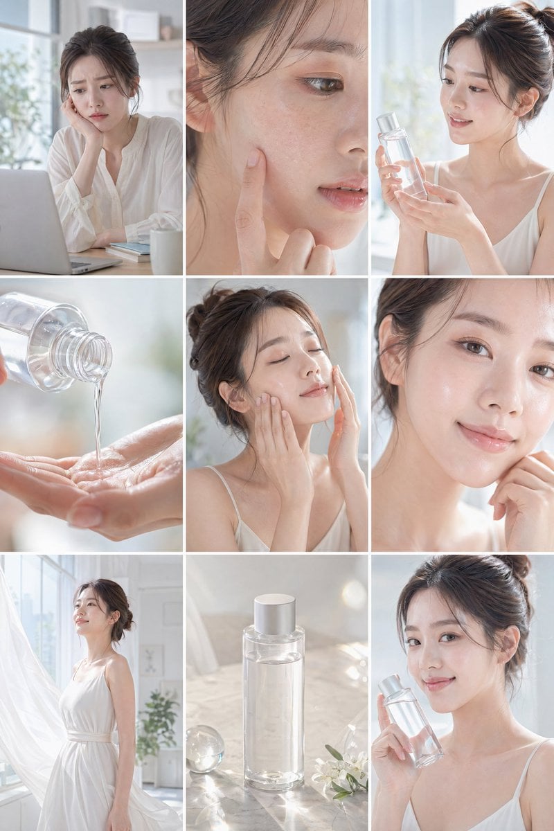 Skincare Commercial Storyboard