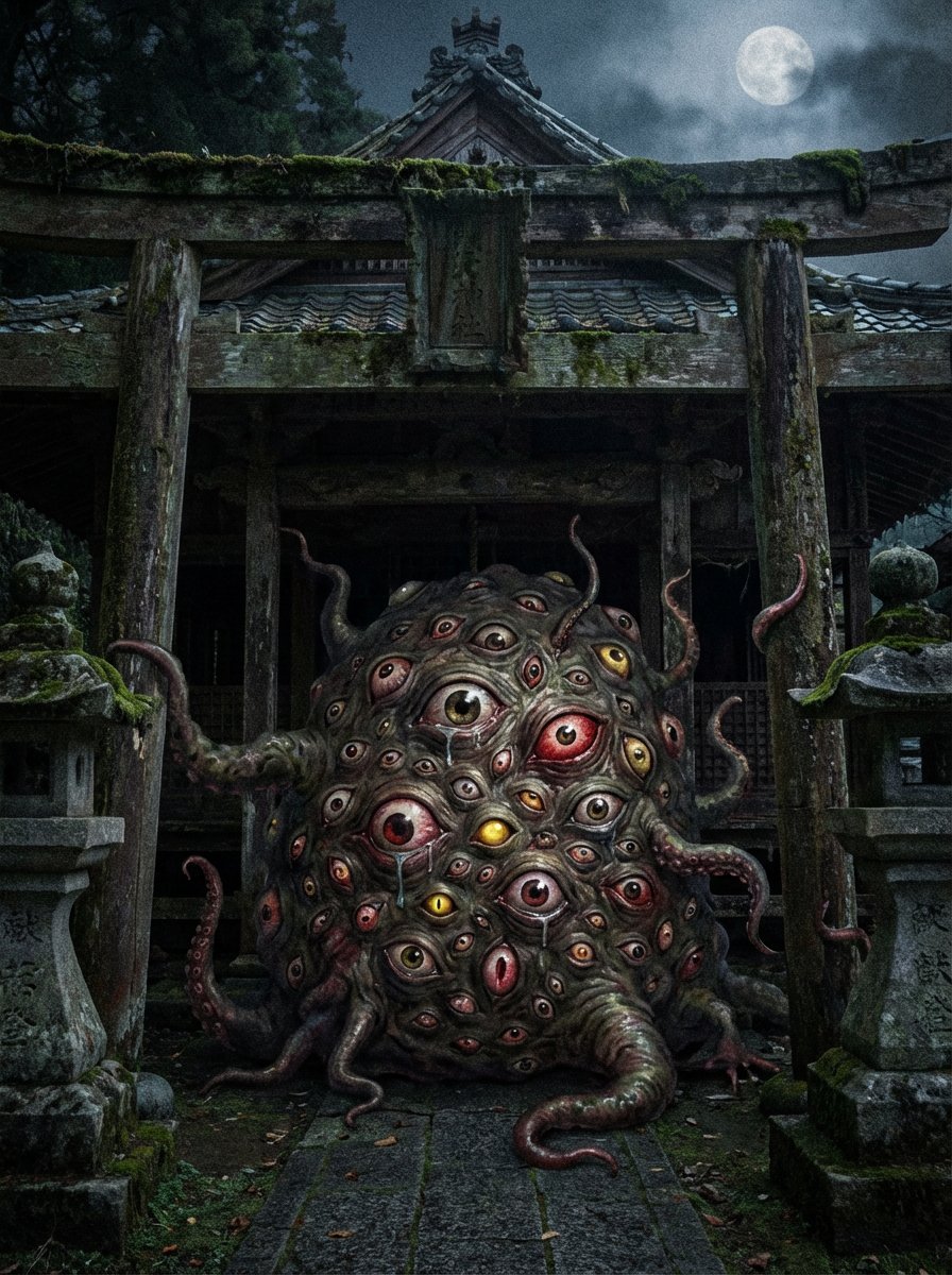 Creepy Monster Image Generation Prompt