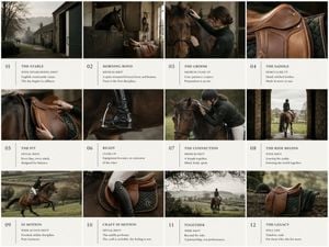Equestrian Pitch Deck Storyboard