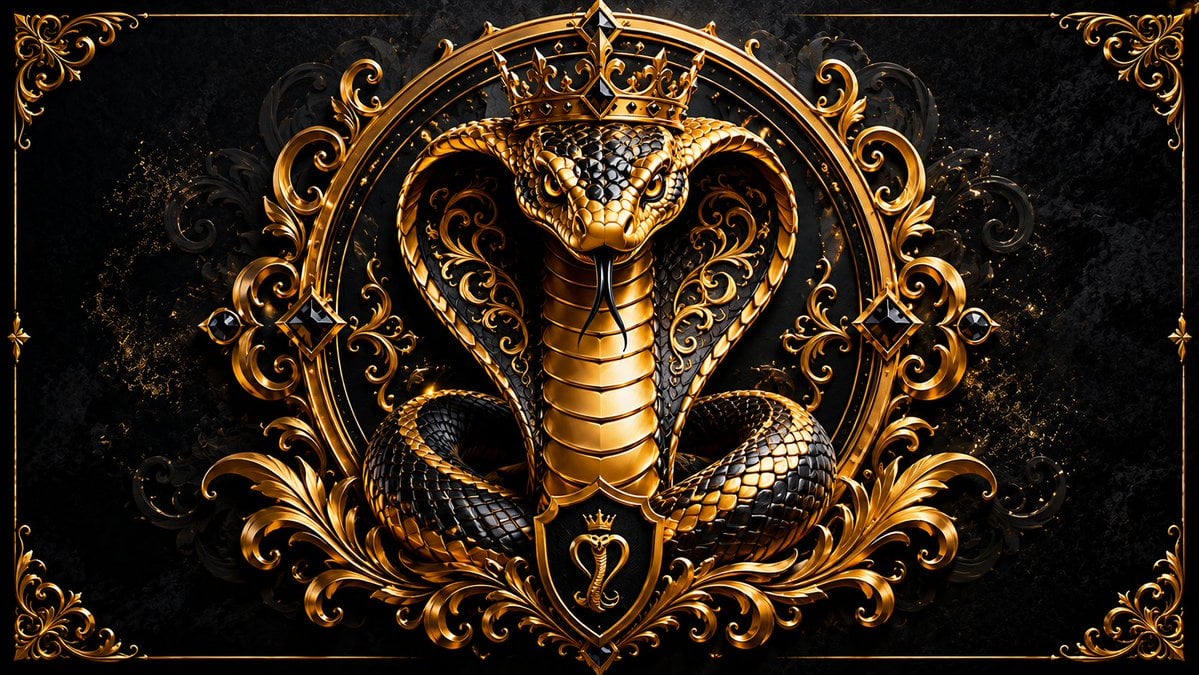 Royal Golden Cobra Emblem