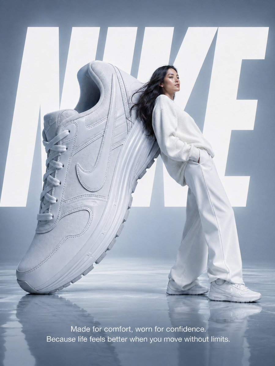 Nike Surreal Poster From Reference