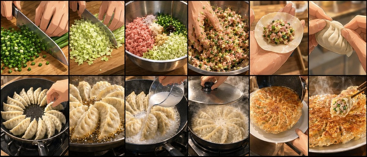 Gyoza Cooking Storyboard