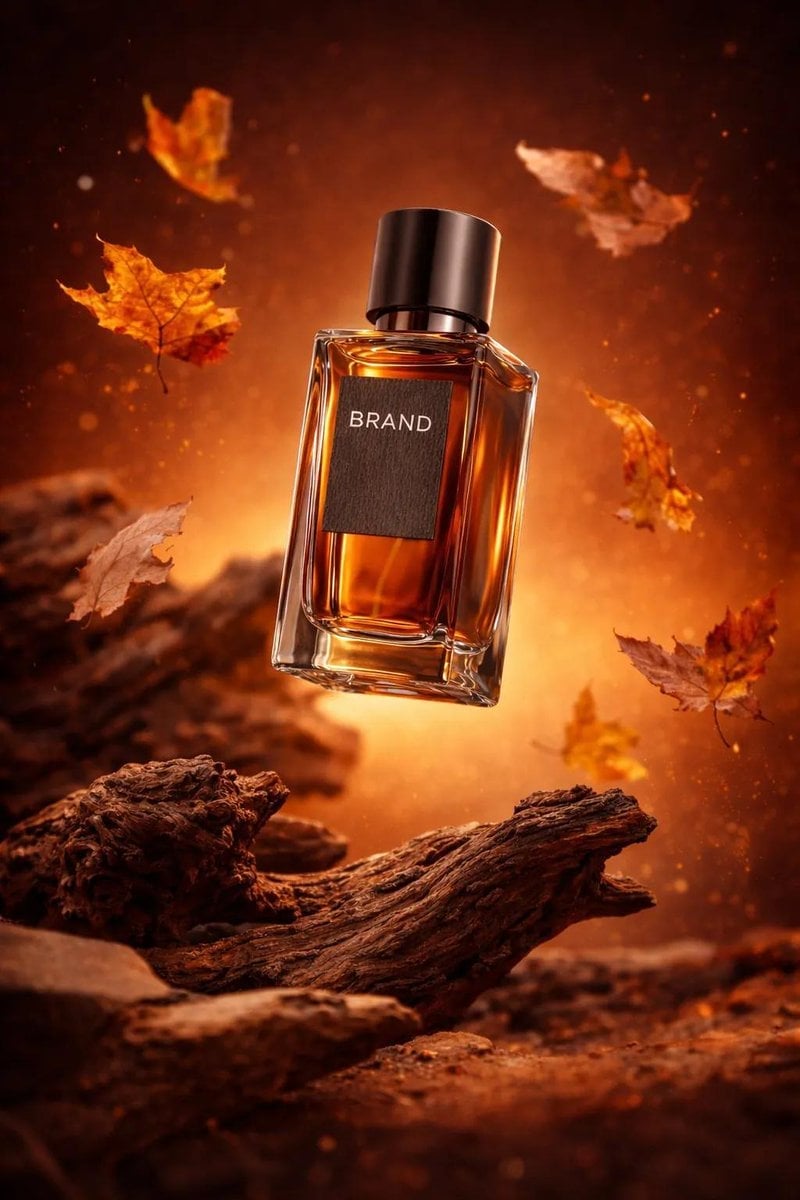 Ultra-realistic luxury perfume product shot 9 16, 4K