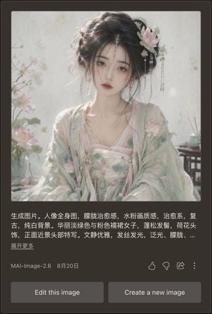 Dark Mode AI Portrait Result Card
