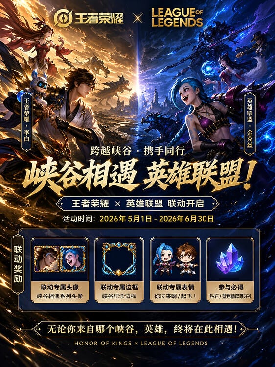 Game Crossover Promotional Poster