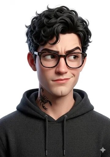 Pixar-Style 3D Character Portraits (Male and Female)