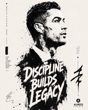 Typographic Portrait Poster