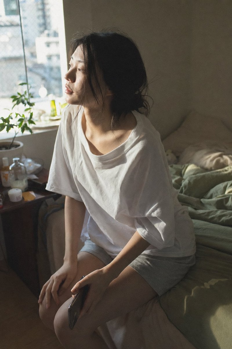 Candid Morning Bedroom Portrait