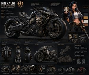 Rin Kaori Assassin Bike Identity Board
