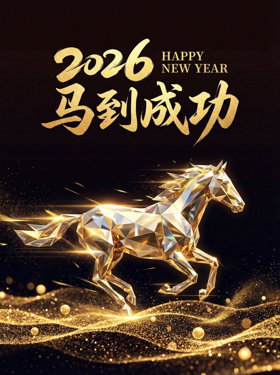 2026 Year of the Horse Poster Design Prompt