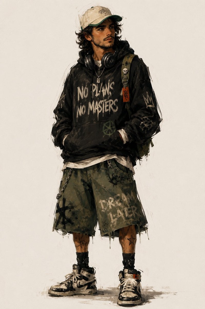 Urban Fashion Character Concept Art