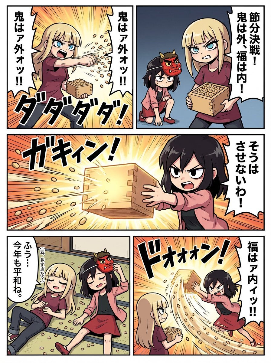 Minute Challenge: Setsubun Manga