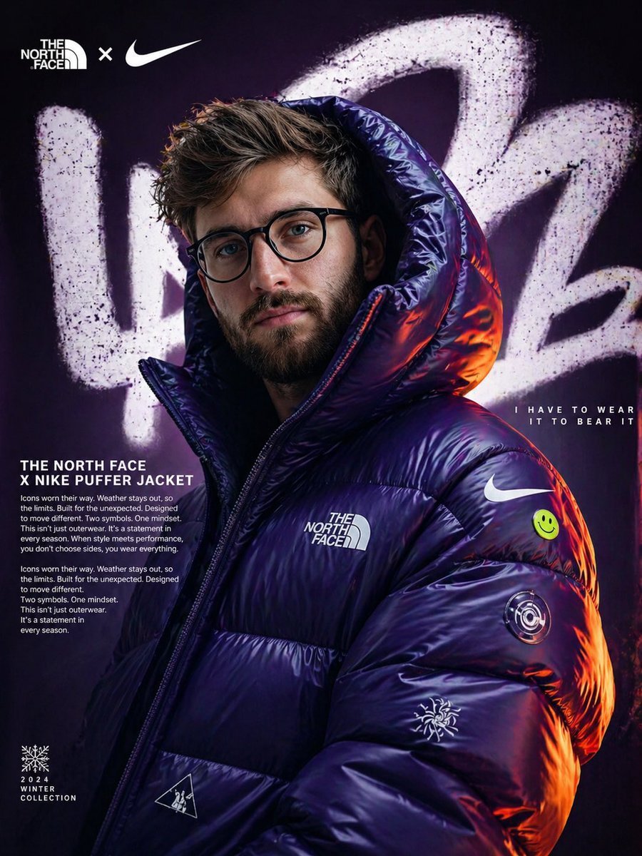 X Sheldon056 Ultra Realistic Fashion Campaign Poster Featuring