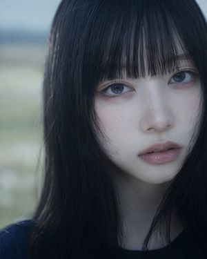 Cinematic Asian Woman Portrait