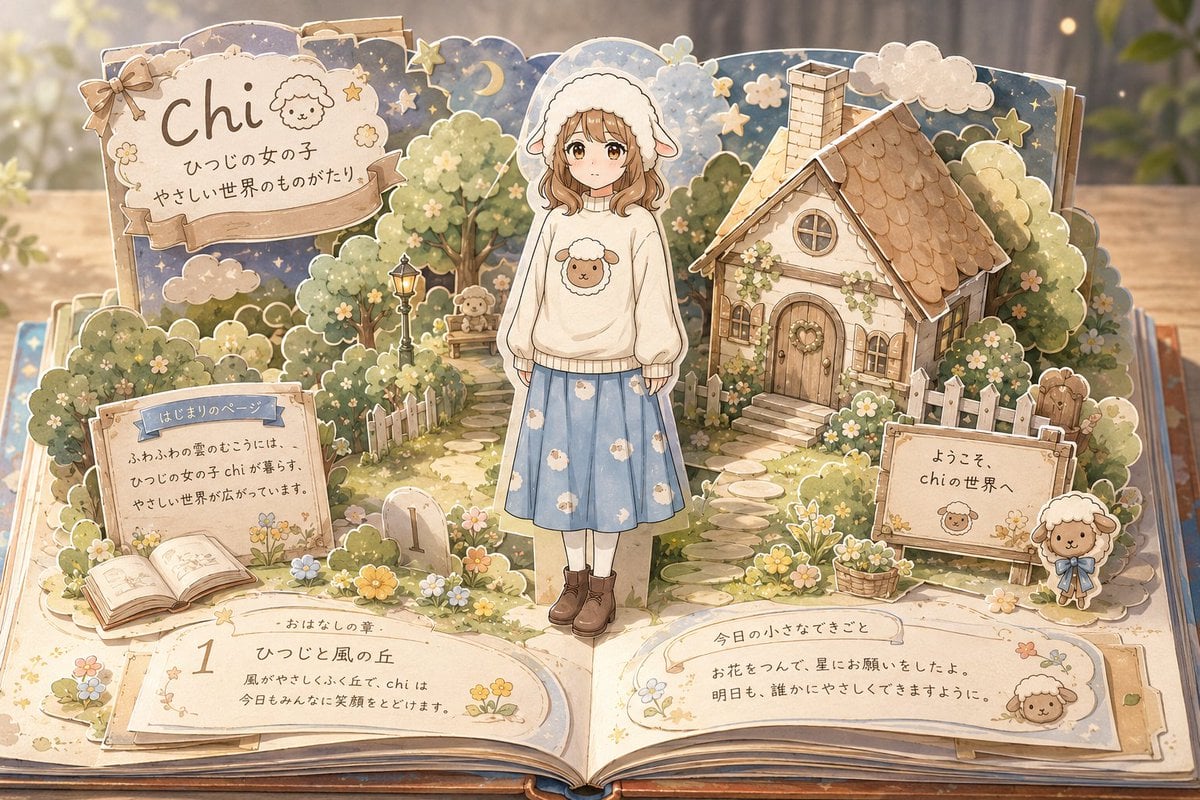 Sheep Girl Pop-Up Storybook