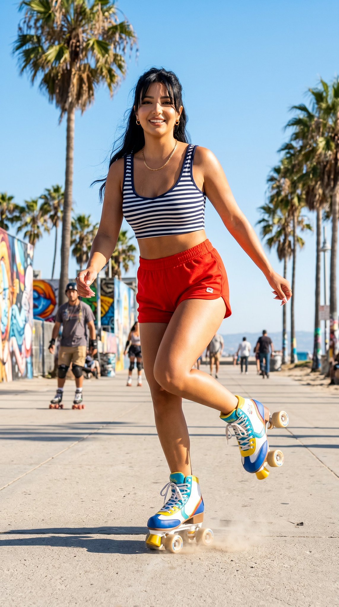 06 Venice Beach Roller Skates — California Series