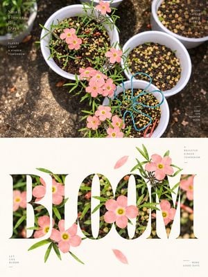 Experimental Typography Editorial Poster