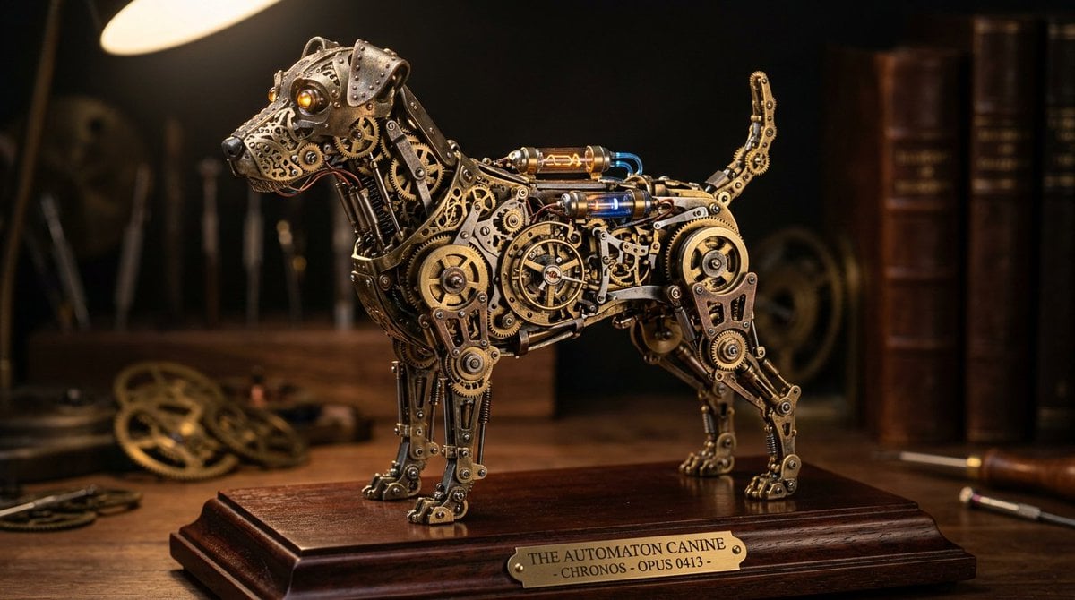 Steampunk Miniature Clockwork Machine
