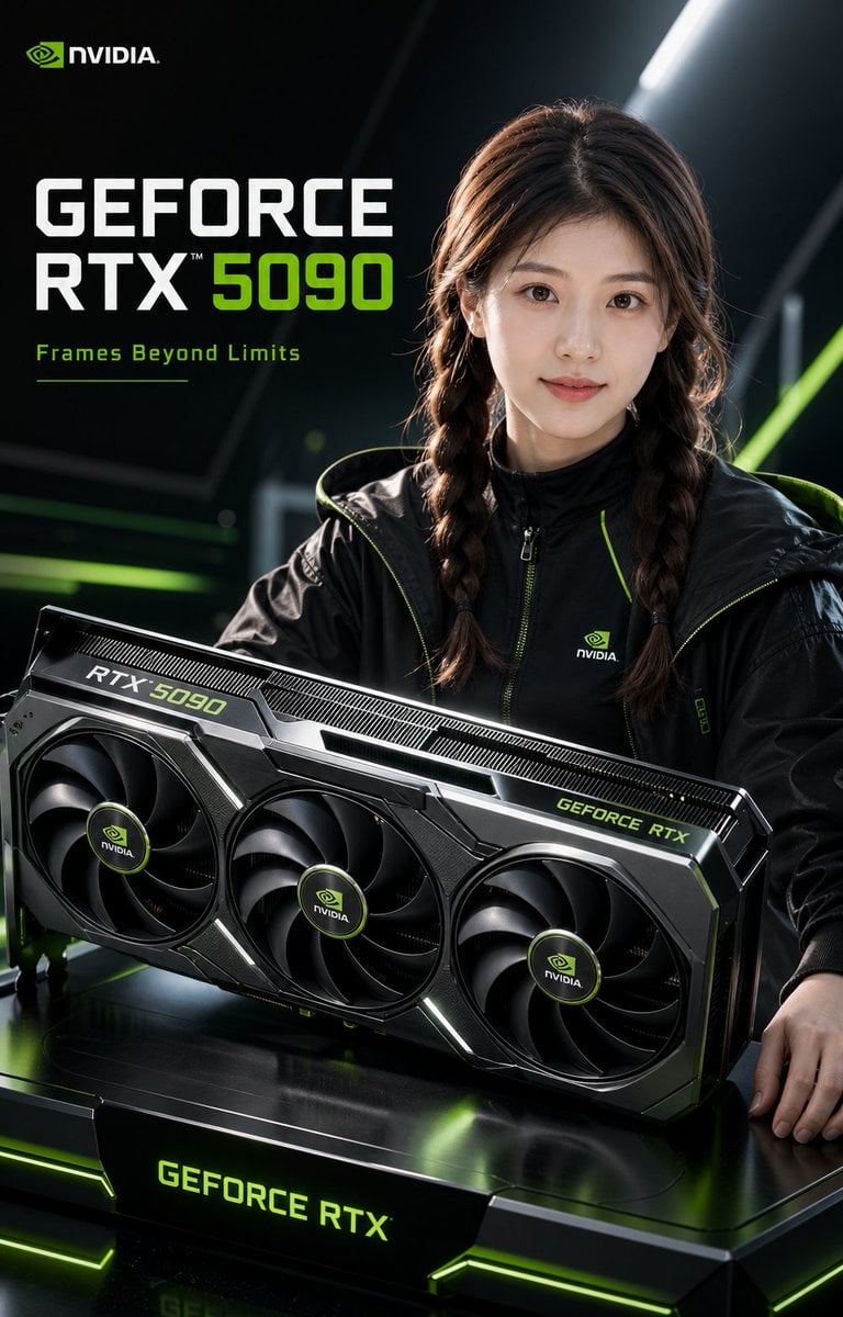 NVIDIA RTX 5090 Ad Poster