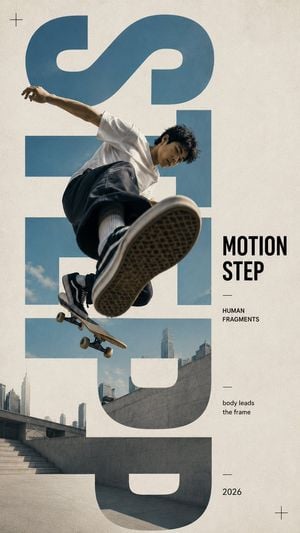 Editorial Typography Lifestyle Poster